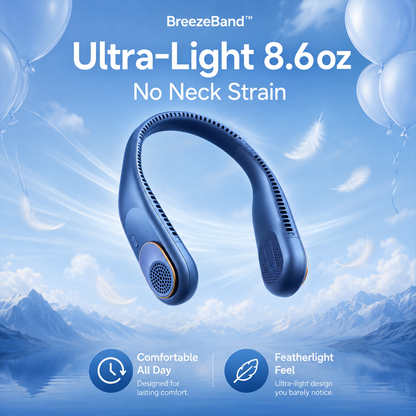BreezeBand™ Portable Neck Fan