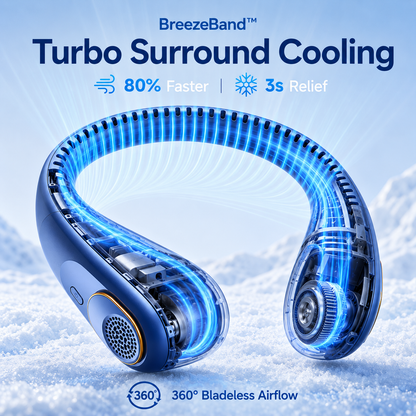 BreezeBand™ Portable Neck Fan